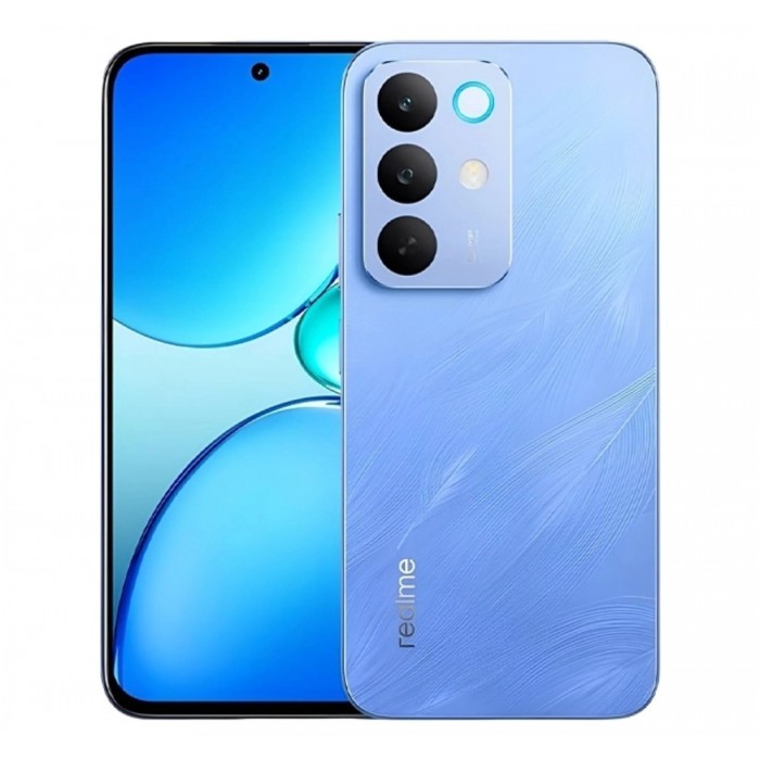 Oferta dia das Mães Celular Realme C85 Azul, 256GB, 8GB RAM, Câmera Tripla de 50MP Com IA, Tela 6.8", NFC, IP69, Bateria 7000 mAh e Processador Snapdragon™ 685